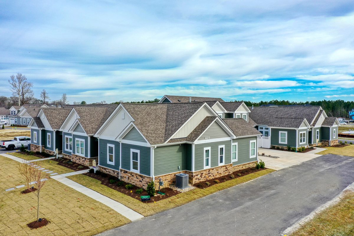 Quad design homes at the Vineyards at Bennett's Creek Quarter